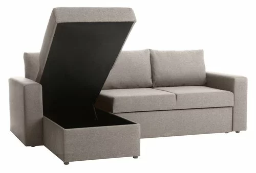 Bäddsoffa Schäslong MARSLEV Ljusgrå 7 Bäddsoffa Schäslong MARSLEV Ljusgrå - Bild 5