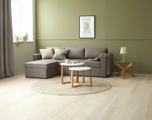 Bäddsoffa Schäslong MARSLEV Ljusgrå 4 Bäddsoffa Schäslong MARSLEV Ljusgrå - Bild 2