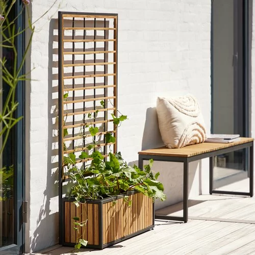 Bänk UGILT B130xD35 Hårdträ 4 Bänk UGILT B130xD35 Hårdträ - Bild 2