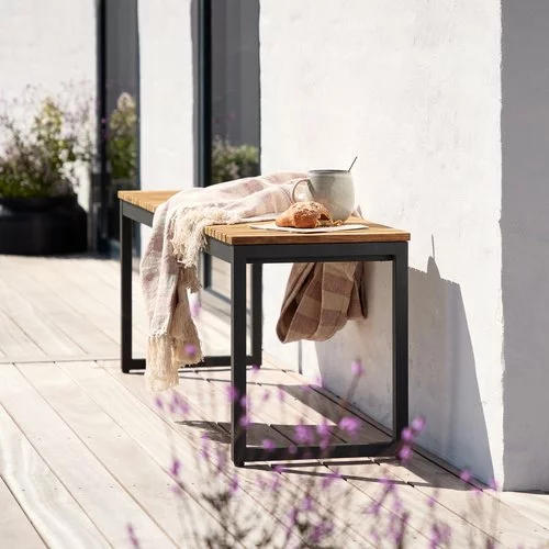 Bänk UGILT B130xD35 Hårdträ 6 Bänk UGILT B130xD35 Hårdträ - Bild 4