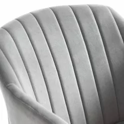 Matstol ADSLEV Sammet Grå -Sovrum Rea 198471