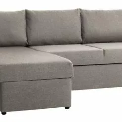 Bäddsoffa Schäslong MARSLEV Ljusgrå