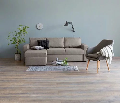 Bäddsoffa Schäslong MARSLEV Ljusgrå 5 Bäddsoffa Schäslong MARSLEV Ljusgrå - Bild 3