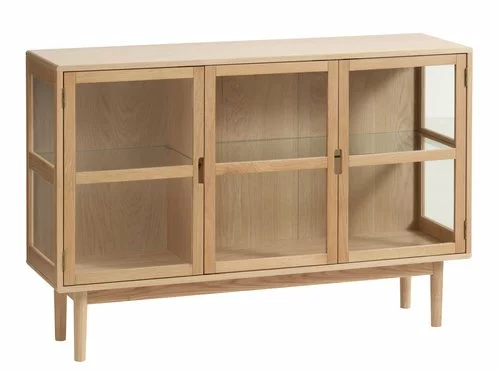 Royal Oak Vitrinskåp LANGELINIE 3 Dörrar Ek 3 Royal Oak Vitrinskåp LANGELINIE 3 Dörrar Ek
