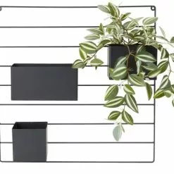 Krukhållare LJUM B11xL50xH50 Svart