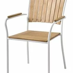 Stapelstol BASTRUP Natur/vit