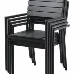 JUTLANDIA Stapelstol PADHOLM Svart 10 JUTLANDIA Stapelstol PADHOLM Svart -Sovrum Rea 199003