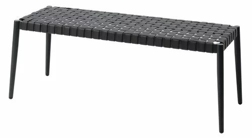 JUTLANDIA Bänk EDDERUP B110xD40 Svart 3 JUTLANDIA Bänk EDDERUP B110xD40 Svart