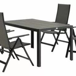 JUTLANDIA Bord PINDSTRUP B90xL150 Grå -Sovrum Rea 199050