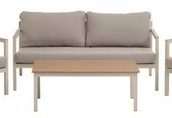 JUTLANDIA Loungeset BEJSTRUP 4-sits Beige -Sovrum Rea 199074