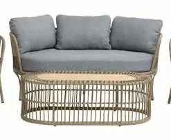 Loungeset ILLERUP 5-sits Natur 8 Loungeset ILLERUP 5-sits Natur -Sovrum Rea 199075