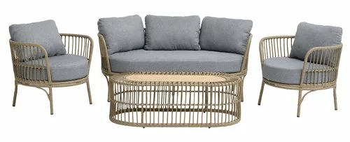 Loungeset ILLERUP 5-sits Natur 4 Loungeset ILLERUP 5-sits Natur - Bild 2