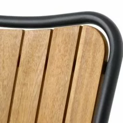 Stapelstol BASTRUP Natur/svart -Sovrum Rea 199161