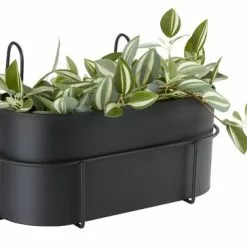 Balkonglåda UGLE B23xL37xH22 Svart