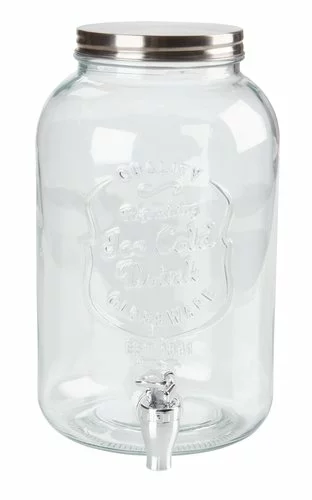 Behållare M/kran LEMONADE 3,5 L Glas 4 Behållare M/kran LEMONADE 3,5 L Glas - Bild 2