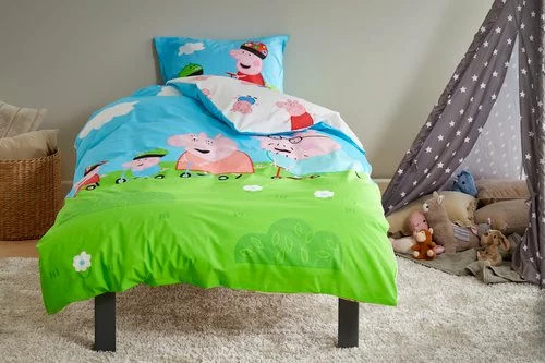 Påslakanset GRETA GRIS 150x210 Blå/grön 5 Påslakanset GRETA GRIS 150x210 Blå/grön - Bild 3