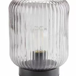 Batterilampa SIMMA Ø13xH17 Rökfärgad