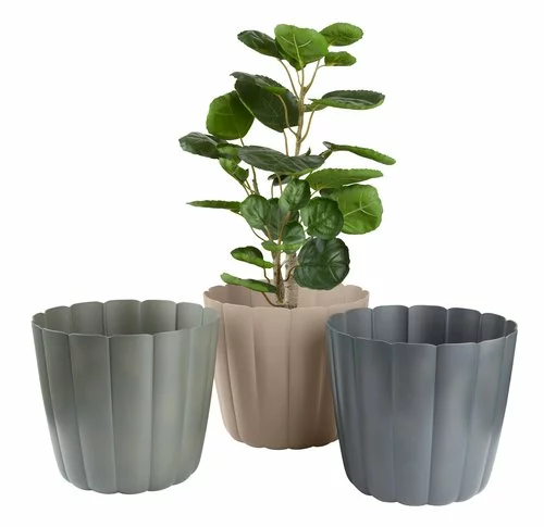 Trädgårdskruka BUKSEBIE Ø29xH26 Osort. 3 Trädgårdskruka BUKSEBIE Ø29xH26 Osort.