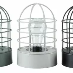 Solcellslampa SANDLO Ø12xH19 Osort.