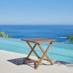 Sidobord UBJERG B46xL46xH46 Hårdträ -Sovrum Rea 201389