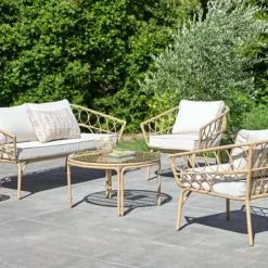 Loungebord JENNUM Ø80xH44 Natur 7 Loungebord JENNUM Ø80xH44 Natur -Sovrum Rea 201427 2