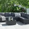 Loungeset I Moduler EG 6-sits Svart -Sovrum Rea 201458