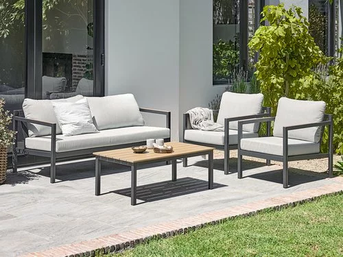 JUTLANDIA Loungeset BEJSTRUP 4-sits Grå 3 JUTLANDIA Loungeset BEJSTRUP 4-sits Grå