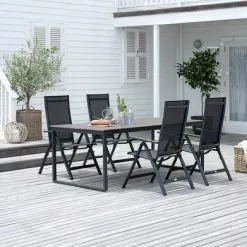 JUTLANDIA Positionsstol LOMMA Svart -Sovrum Rea 201591