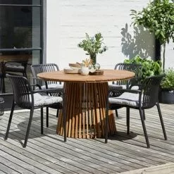 Bord HOLTE Ø120 Hårdträ 11 Bord HOLTE Ø120 Hårdträ -Sovrum Rea 201606