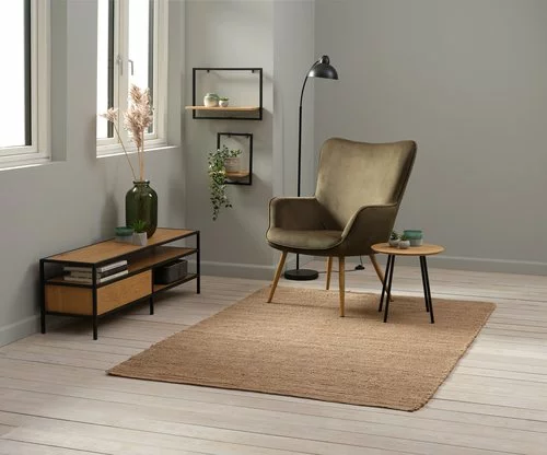 JYSK Internal TV-bänk TRAPPEDAL Ek/svart 9 JYSK Internal TV-bänk TRAPPEDAL Ek/svart - Bild 7