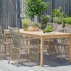 JUTLANDIA Bord VESTERHAVET B90xL210 Teak -Sovrum Rea 201662