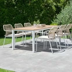 JUTLANDIA RAMTEN L206 Bord Hårdträ + 4 FASTRUP Stol Vit 7 JUTLANDIA RAMTEN L206 Bord Hårdträ + 4 FASTRUP Stol Vit -Sovrum Rea 201756