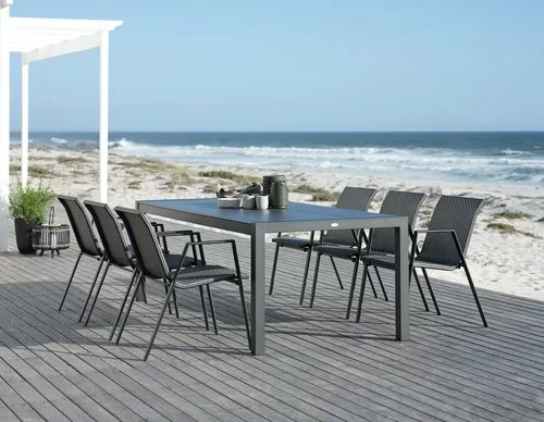 JUTLANDIA Bord HAGEN B100xL214 Grå 7 JUTLANDIA Bord HAGEN B100xL214 Grå - Bild 5