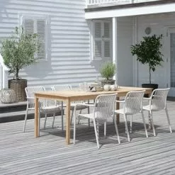 JUTLANDIA Bord VESTERHAVET B90xL210 Teak -Sovrum Rea 201788