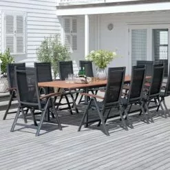 JUTLANDIA YTTRUP L210/300 Bord Hårdträ + 4 LIMHAMN Stol Grå 10 JUTLANDIA YTTRUP L210/300 Bord Hårdträ + 4 LIMHAMN Stol Grå -Sovrum Rea 201790