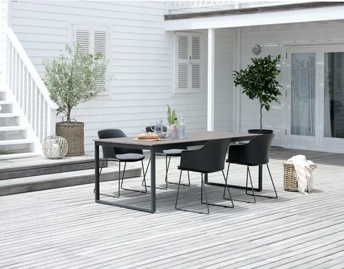 NESSKOGEN L210 Bord Brun + 4 SANDVED Stol Svart 6 NESSKOGEN L210 Bord Brun + 4 SANDVED Stol Svart - Bild 4