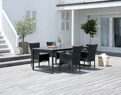 JUTLANDIA Bord NESSKOGEN B100xL210 Brun 6 JUTLANDIA Bord NESSKOGEN B100xL210 Brun - Bild 4