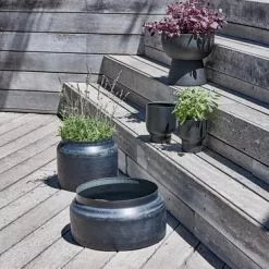 Trädgårdskruka LOMVI Ø30xH30 Svart -Sovrum Rea 202058 2