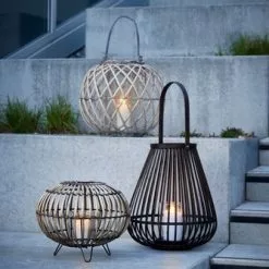 Lykta MUSVIT Ø34xH40 Brun -Sovrum Rea 202089 2