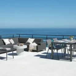 JUTLANDIA Loungesoffa UHRE 6-sits M. Grå Allväders -Sovrum Rea 202122