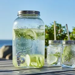 Behållare M/kran LEMONADE 3,5 L Glas 7 Behållare M/kran LEMONADE 3,5 L Glas -Sovrum Rea 202546
