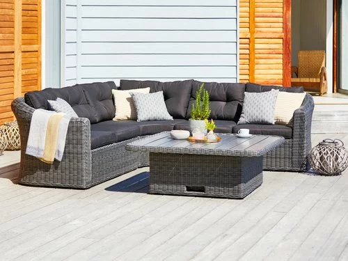 JUTLANDIA Loungeset TAMBOHUSE 5-sits Grå 3 JUTLANDIA Loungeset TAMBOHUSE 5-sits Grå