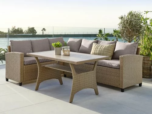 Loungeset ULLEHUSE 6-sits Natur 3 Loungeset ULLEHUSE 6-sits Natur