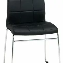 Matstol HAMMEL Svart/krom