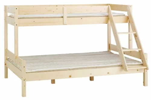 Våningssäng VESTERVIG 80/120x200 Natur 3 Våningssäng VESTERVIG 80/120x200 Natur