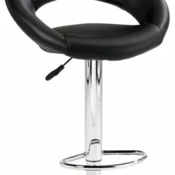 Barstol HORSLUNDE Svart/krom
