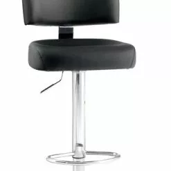 Barstol VEJERS Svart/krom