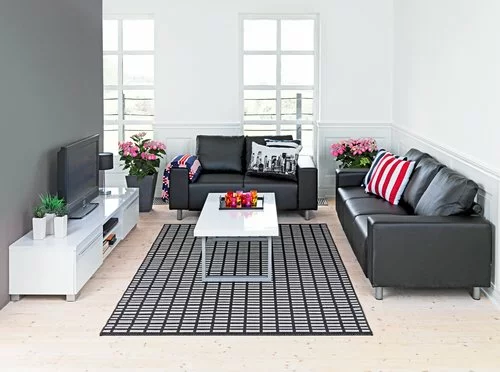 TV-bänk AAKIRKEBY 2 Lådor Vit Högglans 4 TV-bänk AAKIRKEBY 2 Lådor Vit Högglans - Bild 2