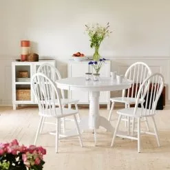 Matbord ASKEBY Ø100 Vit 7 Matbord ASKEBY Ø100 Vit -Sovrum Rea 37690