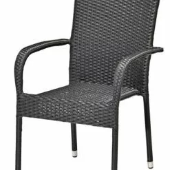 Stapelstol GUDHJEM Svart